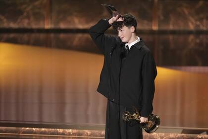 "Esta noche demuestra que si escuchás, te concentrás y salís de tu zona de confort, podés conseguir cualquier cosa en la vida. Hace tres años no era nada y Ahora estoy acá", dijo Owen Cooper durante su discurso de agradecimiento