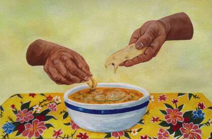 Esta palabra maya entraña la compañía, la generosidad, la voluntad de compartir, y además, su significado tiene relación con el sabor de la comida.