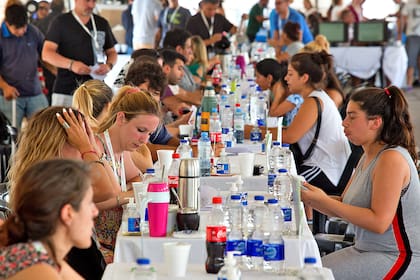 El centro de entrega en San Justo