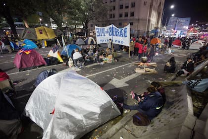 Esta semana volverán a acampar frente a Desarrollo Social