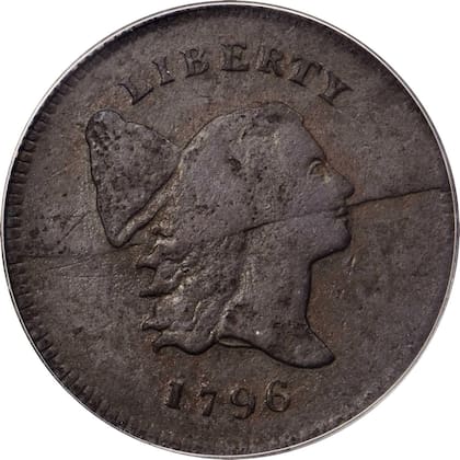 Esta serie representa la imagen de la Libertad mirando hacia la derecha