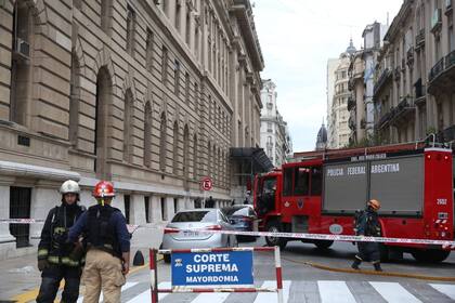 Esta tarde hubo una amenaza de bomba al edificio de Tribunales