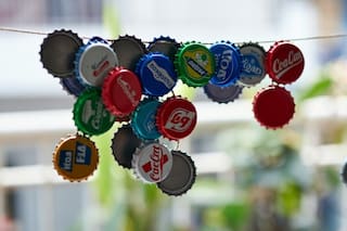 Por qué recomiendan colgar tapas de botellas en el jardín