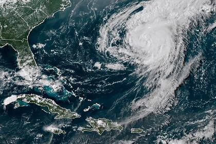 Esta temporada de huracanes 2024 del océano Atlántico lleva cinco ciclones tropicales de momento (NOAA vía AP)