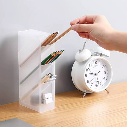 Esta torre es súper útil para tener todo a la vista pero ordenado.