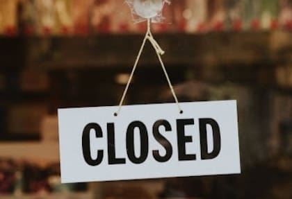 Establecimientos cerrados