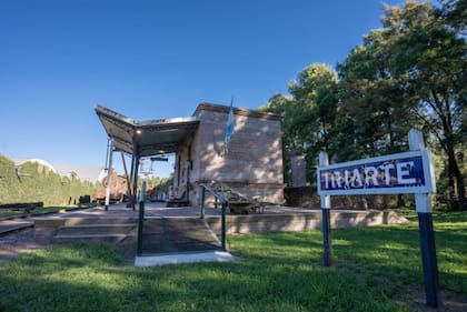 Estación de tren en el museo Iriarte