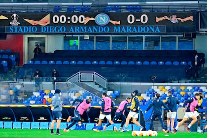 El estadio Diego Armando Maradona, en Napoles: así fue rebautizado el San Paolo.