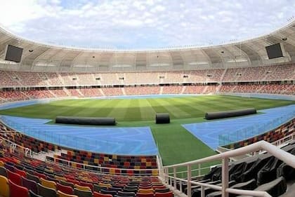 El estadio Único Madre de Ciudades de Santiago del Estero, inaugurado en 2021; Toviggino motorizó su construcción junto con el gobernador Zamora