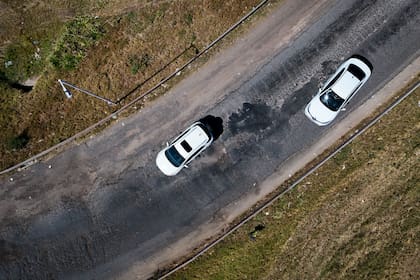 Estado de la ruta 12 a la altura de Zárate