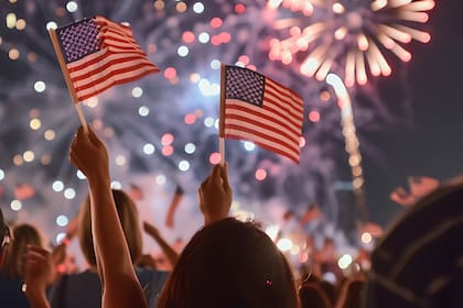 Estados Unidos celebra el Día de la Independencia el 4 de julio; es un feriado federal