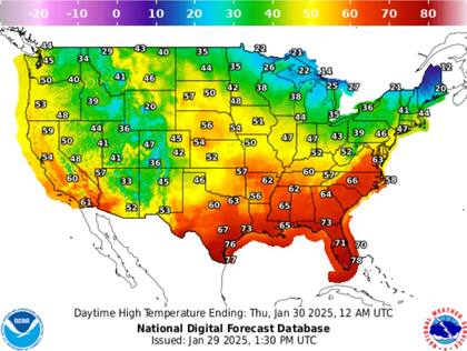 Estados Unidos experimenta variaciones extremas de temperaturas esta semana