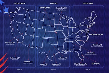 Estados Unidos tiene 14 sedes para recibir la Copa América 2024
