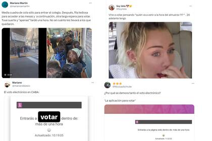 Estallaron las quejas en las redes por la demora para votar