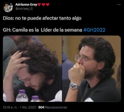 Estallaron los memes tras el liderazgo de Camila en Gran Hermano (Foto: Twitter)