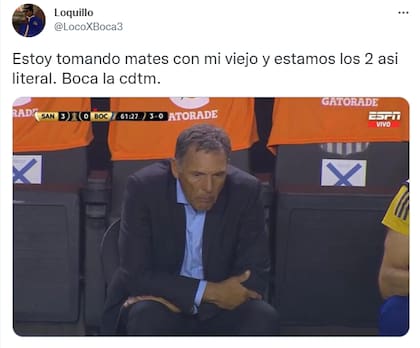 Estallaron los memes tras la derrota de Boca ante San Lorenzo (Foto: Captura de Twitter)