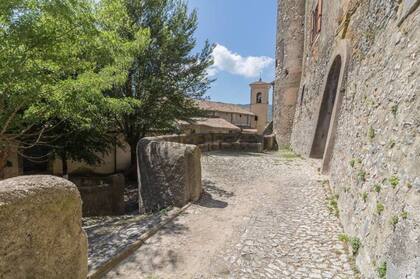 Estar en el castillo es como volver el tiempo atrás