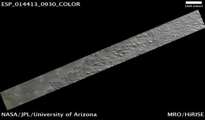 Estas arañas gigantes se extienden por varios kilómetros de la superficie marciana