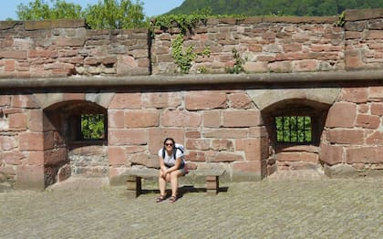 Estás en la cima que tiene las mejores vistas de la ciudad y del rio Neckar para hacer grandes postales”, describe María Agustina Gómez Alessio.