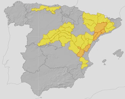Estas precipitaciones pueden afectar a la circulación no solo de las vías comarcales y locales, sino también a las autopistas