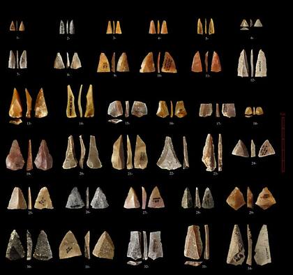 Estas puntas neronianas no tienen equivalente tecnológico entre los grupos neandertales que vivieron en la gruta Mandrin antes y después de la llegada de los seres humanos modernos