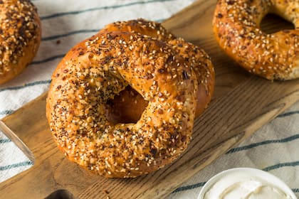 Estas semillas se espolvorean típicamente en los bagels