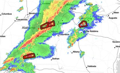 Estas serían las zonas afectadas por el tornado en EE.UU.