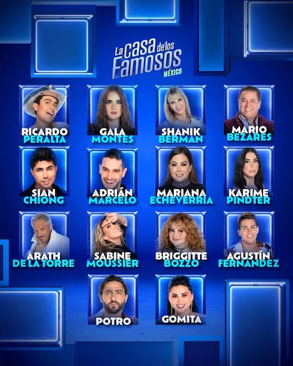 Estas son las 14 celebridades que ingresaron a La Casa de los Famosos el domingo 21 y el lunes siguiente, Paola Durante fue la última en sumarse