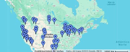 Estas son las 25 ciudades calificadas en el informe "Estado del Aire 2025"