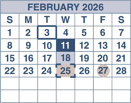 Estas son las fechas en las que se realizarán los depósitos en el mes de febrero (Social Security Administration)