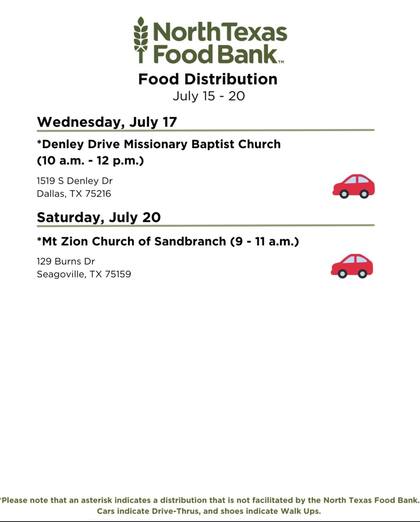 Estas son las fechas en las que se repartirán comida gratis en Texas