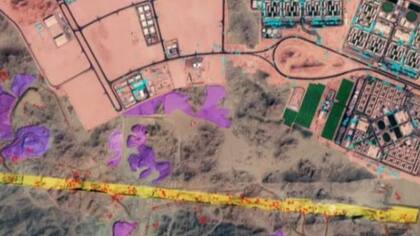 Estas son las imágenes que se tomaron desde satélite (Foto: SOAR)