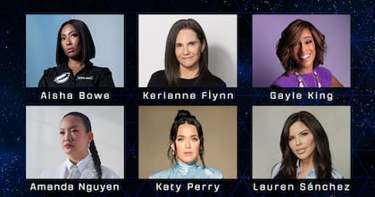 Estas son las seis mujeres que viajarán al espacio en la misión NS-31 de Blue Origin