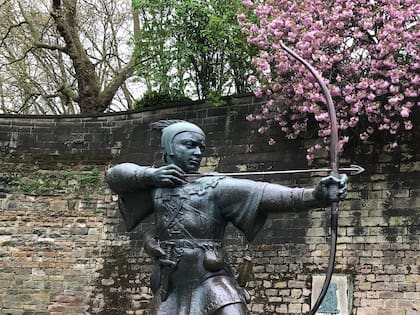 Estatua de Robin Hood en Nottingham