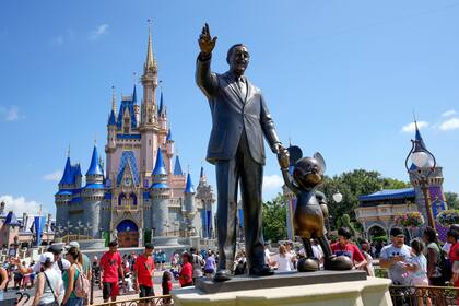 Estatua de Walt Disney en Magic Kindom (AP Foto/John Raoux)