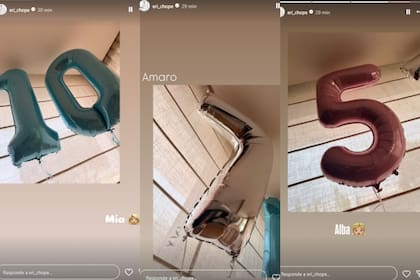 Este 8 de abril las hijas del futbolista francés cumplen 10, 7 y 5 años (Foto: Instagram @eri_chope)