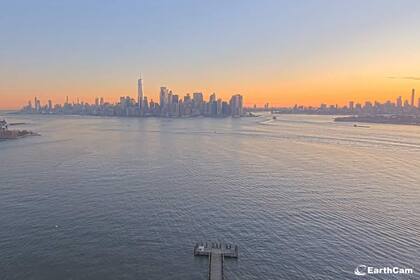 Este 8 de febrero la mayoría de las localidades de Nueva York amanecieron con temperaturas entre los -6 y -1 °C