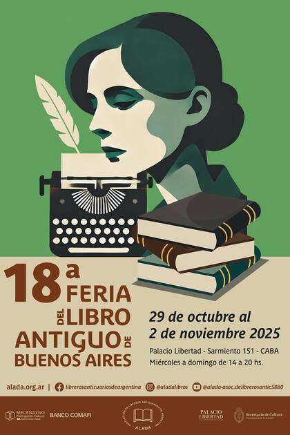 Este año, la Feria del Libro Antiguo de Buenos Aires está dedicada a las escritoras argentinas