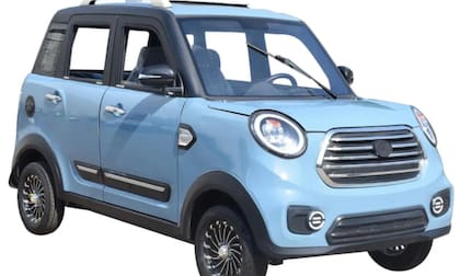 Este auto tiene 2,5 metros de largo, 1,5 de ancho y 1,8 de alto (Foto: Alibaba.com)