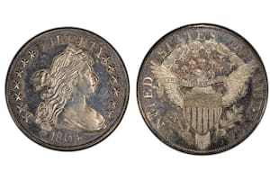 Cómo es la moneda US$1 de plata que se vendió por US$6 millones y rompió un récord en EE.UU.
