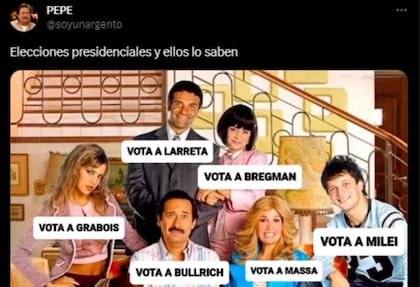 Este domingo el país se acercó a las urnas para votar en las PASO 2023 y los usuarios de las redes compartieron los infaltables memes (Foto: Twitter @soyunargento)