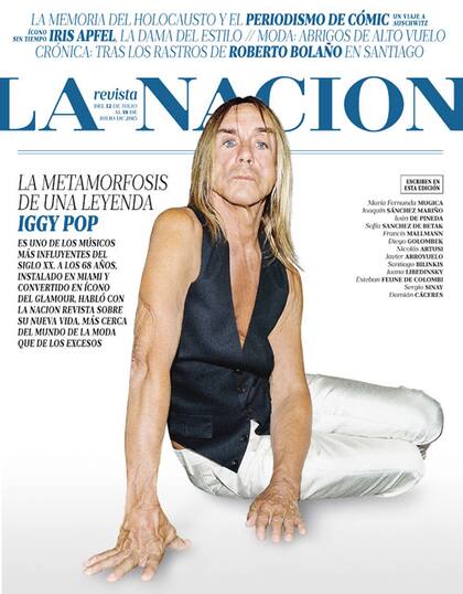 Este domingo, Iggy Pop, en La Nación Revista