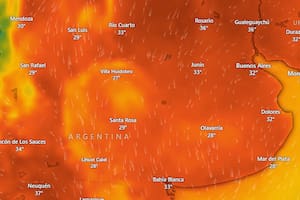 Emiten una alerta amarilla por tormentas, viento y calor extremo para este domingo