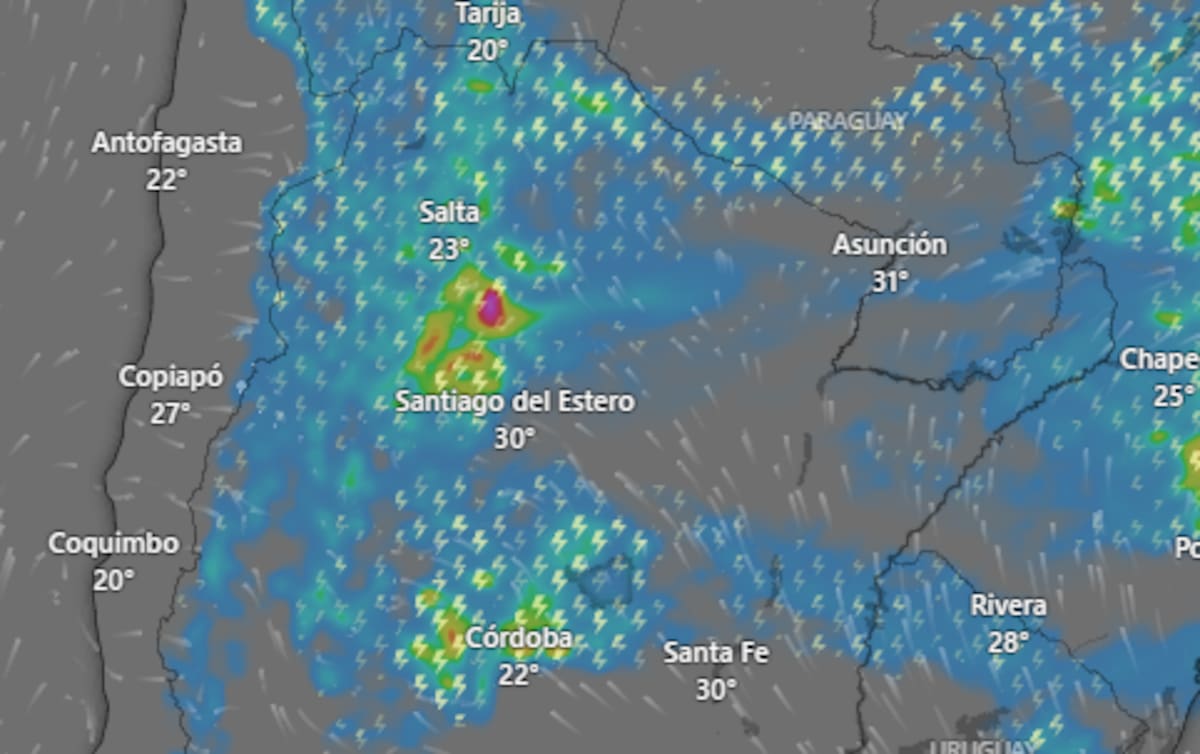Hay alerta naranja y amarilla por tormentas para este domingo 18 de enero: las provincias afectadas
