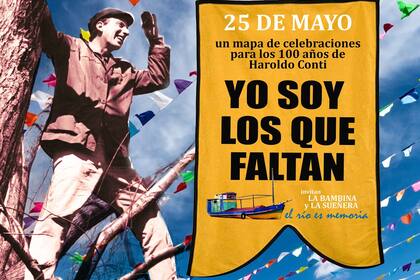 Este domingo, un arroyo del delta paranaense será bautizado con el nombre de Haroldo Conti