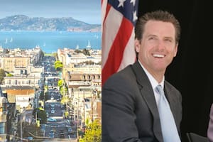 El barrio de California donde Gavin Newsom inició su carrera como vendedor de vinos