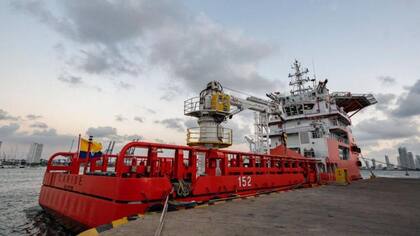 Este es el buque que llegará hasta las coordenadas del galeón