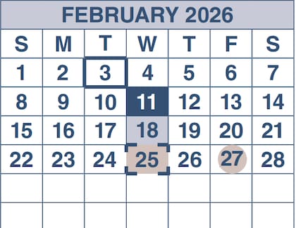 Este es el calendario oficial de depósitos del Seguro Social (Social Security Administration)