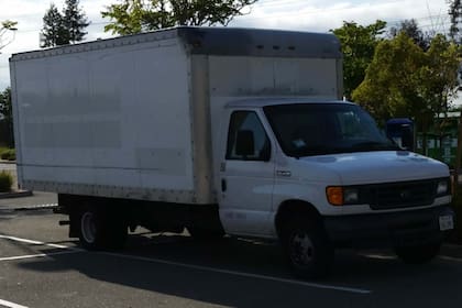 Este es el camión 2006, que estacionó en el campus de Google durante varios años