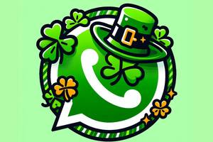 Este es el "modo San Patricio" para WhatsApp